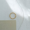 Twist Stacking Ring for Women, Slim Gold-Tone Rope-Detail Band, Sizes 5-10