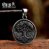 Tree of Life Pendant, Vintage-Inspired Stainless Steel Openwork Design, Pendant Only - Product view 1