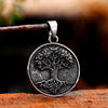 Tree of Life Pendant, Vintage-Inspired Stainless Steel Openwork Design, Pendant Only - Product view 2