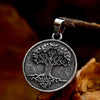 Tree of Life Pendant, Vintage-Inspired Stainless Steel Openwork Design, Pendant Only - Product view 3