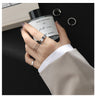 Open Ring for Women, Silver-Tone Plain, Chain-Link and Double-Loop Band Designs