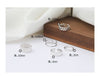 Open Ring for Women, Silver-Tone Plain, Chain-Link and Double-Loop Band Designs