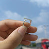 Snake Ring, Silver-Tone Copper with Textured Scales, Adjustable Open Band