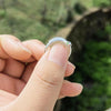 Snake Ring, Silver-Tone Copper with Textured Scales, Adjustable Open Band