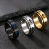 Cross Pattern Band Ring, Stainless Steel, Silver-Tone, Gold-Tone or Black, Sizes 7-12