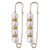 2-Pack Clothing Fastener Brooches, Adjustable Pins with Pearl-Style and Sparkling Bead Design Options - Product view 1