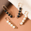 2-Pack Clothing Fastener Brooches, Adjustable Pins with Pearl-Style and Sparkling Bead Design Options - Product view 5