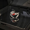 Red Accent Ring, Silver-Tone Copper with Floral, Cross or Snake Design, Adjustable, 12 Styles