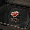 Red Accent Ring, Silver-Tone Copper with Floral, Cross or Snake Design, Adjustable, 12 Styles