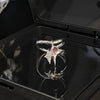 Red Accent Ring, Silver-Tone Copper with Floral, Cross or Snake Design, Adjustable, 12 Styles
