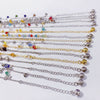 Copper Anklet or Bracelet, Mixed-Color Bead and Charm Designs, One Randomly Selected Piece - Product view 5