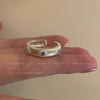 Open Rings for Women, Silver-Tone Alloy Bands in Assorted Geometric Designs - 0562