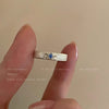 Open Rings for Women, Silver-Tone Alloy Bands in Assorted Geometric Designs - 0563