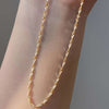 Adjustable Chain Necklaces for Women, Alloy Clavicle Chains with Geometric and Charm Design Options - YR-5067#6(40+5)