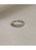 Coin-Motif Open Ring, Linked Round Cutout Band in Gold-Tone or Silver-Tone Finish