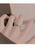Coin-Motif Open Ring, Linked Round Cutout Band in Gold-Tone or Silver-Tone Finish