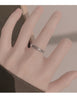 Coin-Motif Open Ring, Linked Round Cutout Band in Gold-Tone or Silver-Tone Finish