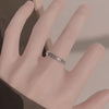 Coin-Motif Open Ring, Linked Round Cutout Band in Gold-Tone or Silver-Tone Finish