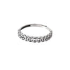 Coin-Motif Open Ring, Linked Round Cutout Band in Gold-Tone or Silver-Tone Finish