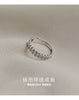 Coin-Motif Open Ring, Linked Round Cutout Band in Gold-Tone or Silver-Tone Finish
