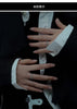 Double Band Ring, Silver-Tone Copper with Adjustable Opening, Twisted or Interlocking Design