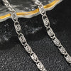 Fine Chain Bracelet for Women, Gold-Tone Stainless Steel Links in Two Geometric Design Options - Product view 4