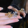 Leaf Branch Ring, Copper with Colored Accents and Adjustable Opening, 5 Color Combinations