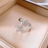 Leaf Branch Ring, Copper with Colored Accents and Adjustable Opening, 5 Color Combinations