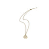 Lotus Pendant Necklace for Women, Stainless Steel Floral Design in Gold, Silver or Rose Gold Tone - Product view 5