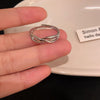 Branch, Vine, Thorn and Rose Rings, Silver-Tone Alloy, Adjustable Singles, 2-Piece or 4-Piece Sets