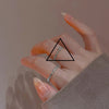 Slim Stacking Ring, Copper with Heart, Clear Accent or Plain Band Design, Gold or Silver-Tone, Adjustable