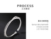 Twist Ring, Silver-Tone Copper with Clear Accents, Slim Adjustable Open Band