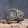 Tree of Life Signet Ring, Stainless Steel with Openwork Branch Sides, Sizes 7-13
