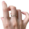 Stacking Ring for Women, Gold-Tone Solitaire Accent or Silver-Tone Sculpted Band