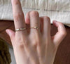 Stacking Ring for Women, Gold-Tone Solitaire Accent or Silver-Tone Sculpted Band