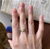 Stacking Ring for Women, Gold-Tone Solitaire Accent or Silver-Tone Sculpted Band