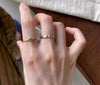 Stacking Ring for Women, Gold-Tone Solitaire Accent or Silver-Tone Sculpted Band