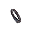 Woven Bracelet with Magnetic Alloy Clasp, Matte Braided Design in Black, Brown or Mixed Colors - Product view 5