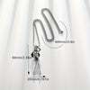 Goddess Pendant Necklace, Silver-Tone Alloy Figure Design on a Long Chain - Product view 4