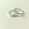 Cat or Dog Face Ring, Zinc Alloy, Adjustable Silver-Tone Band