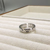 Pig and Cat Face Rings, Silver-Tone Metal with Adjustable Openings, Single Ring or 2-Piece Set