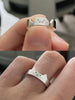 Pig and Cat Face Rings, Silver-Tone Metal with Adjustable Openings, Single Ring or 2-Piece Set