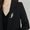 Leaf Alloy Brooch, Decorative Coat and Lapel Pin - Product view 2