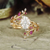 Leaf Accent Ring, Copper with Ornate Branch or Foliage Design, 8 Styles, Sizes 6-10
