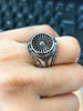 Statement Rings for Men, Assorted Gold-Tone and Silver-Tone Animal, Mythology and Geometric Designs