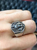 Statement Rings for Men, Assorted Gold-Tone and Silver-Tone Animal, Mythology and Geometric Designs