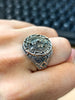 Statement Rings for Men, Assorted Gold-Tone and Silver-Tone Animal, Mythology and Geometric Designs