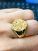 Statement Rings for Men, Assorted Gold-Tone and Silver-Tone Animal, Mythology and Geometric Designs
