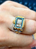 Statement Rings for Men, Assorted Gold-Tone and Silver-Tone Animal, Mythology and Geometric Designs
