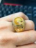 Statement Rings for Men, Assorted Gold-Tone and Silver-Tone Animal, Mythology and Geometric Designs